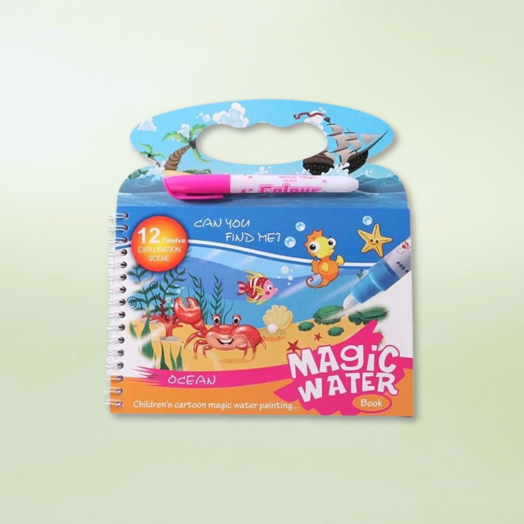 Babies Magic Water Painting Book