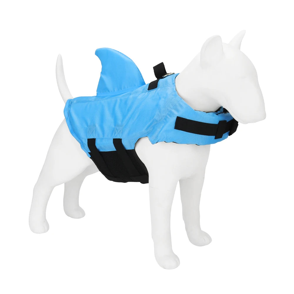 Cute Shark Dog Life Vest for Swimming & Boating