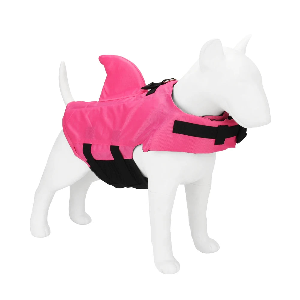 Cute Shark Dog Life Vest for Swimming & Boating
