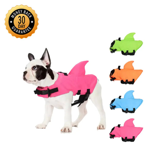 Cute Shark Dog Life Vest for Swimming & Boating